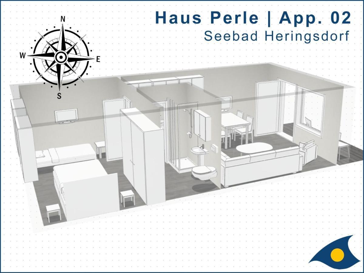 Haus Perle Whg 02 Apartment Heringsdorf  Exterior photo